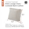 Classic Accessories Montlake FadeSafe Patio Lounge Chair/Loveseat Back Cushion, 19 x 20 x 4 Inch, Heather Grey 62-057-HGREY-EC - alternate 6